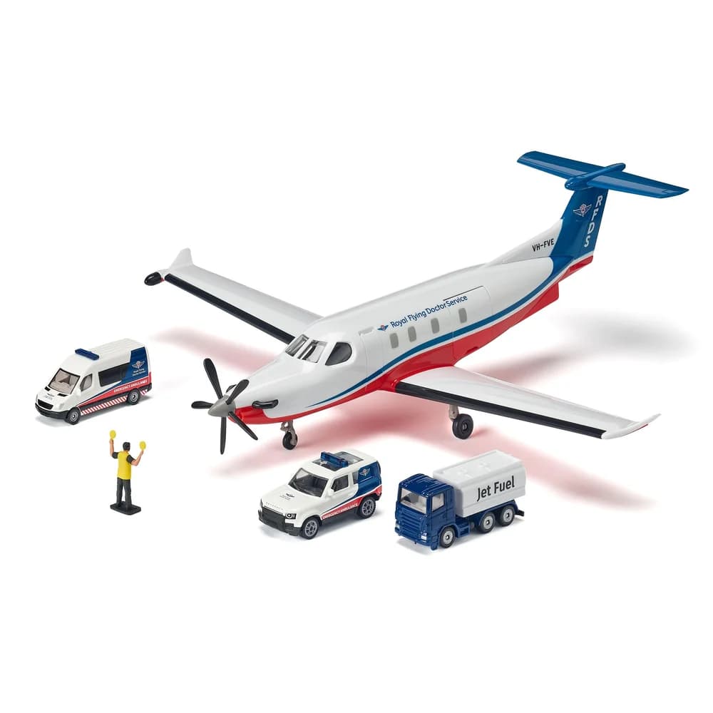 Siku Modellauto SIKU 5406 Pilatus PC-12 Pro ''Flying Doctors'' mit Zubehör