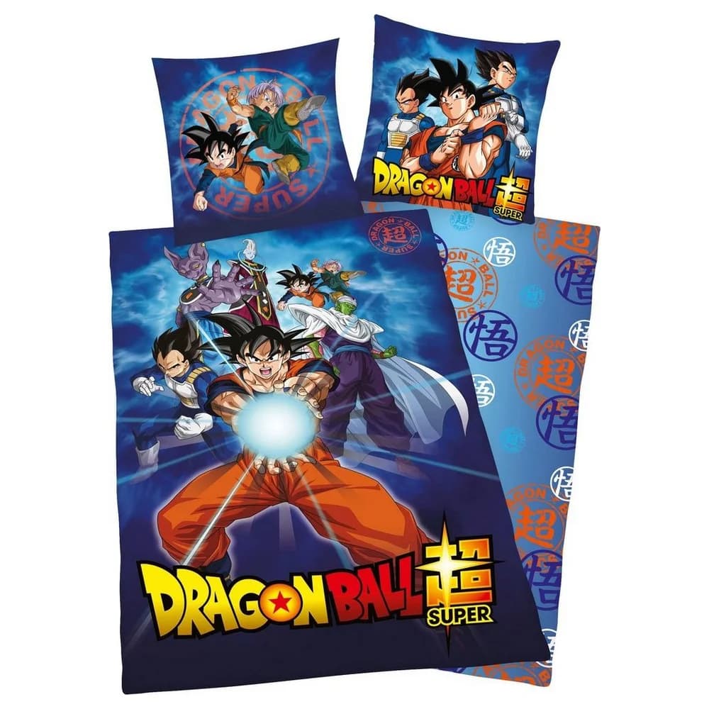 Bettwäsche-Set Dragonball , mehrfarbig , Maße (cm): B: 135 H: 1