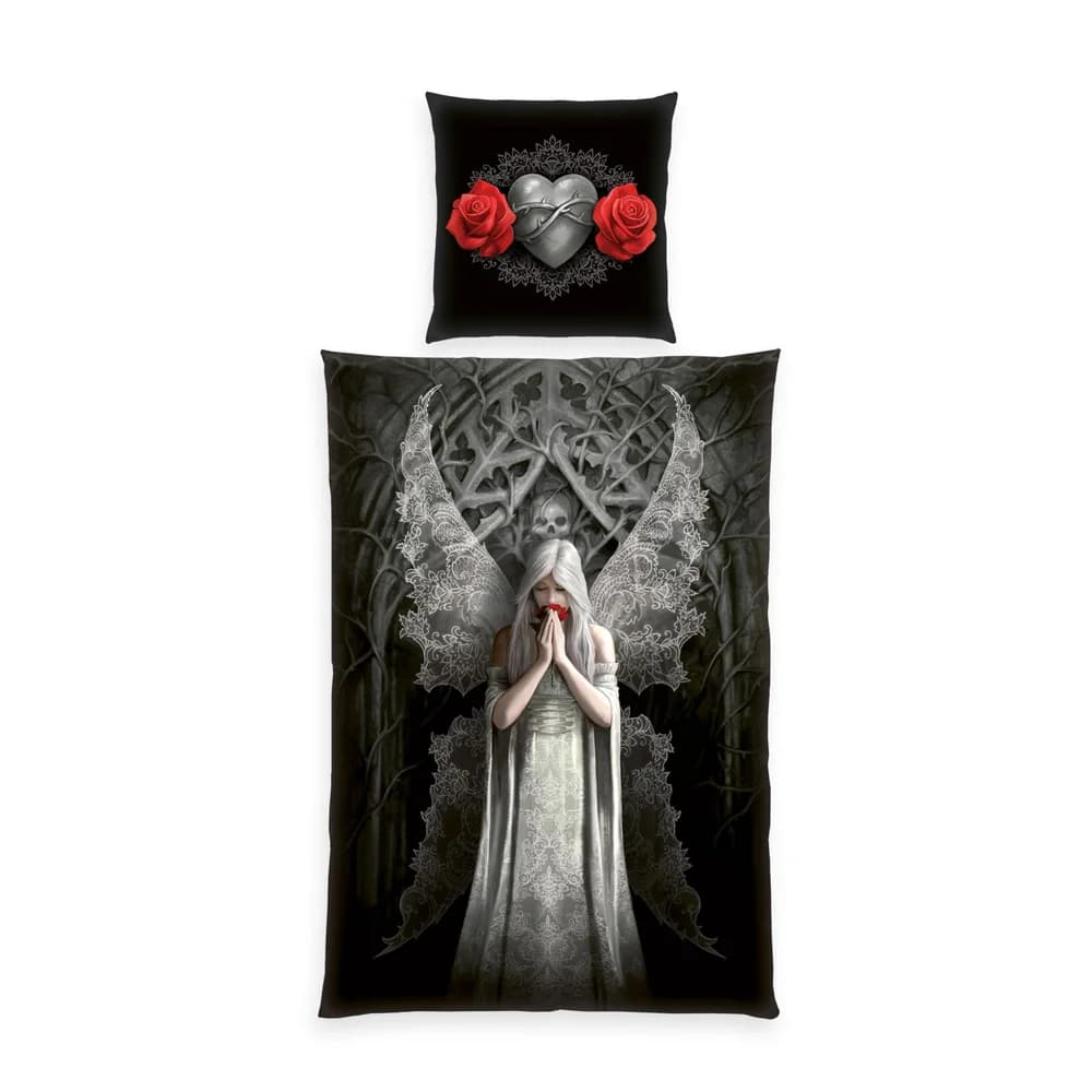 Herding Anne Stokes Bettwäsche Größe 80x80 + 135x200 cm