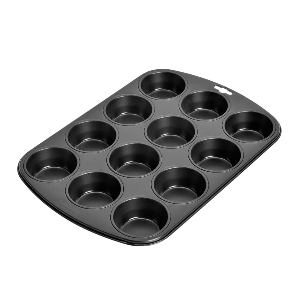 KAISER Muffinform 12er 38x27cm - schwarz