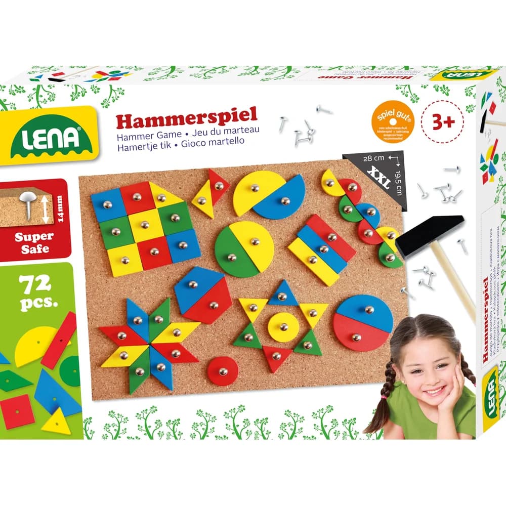 Lena® Spiel Hammerspiel, Kinderspiel bunt