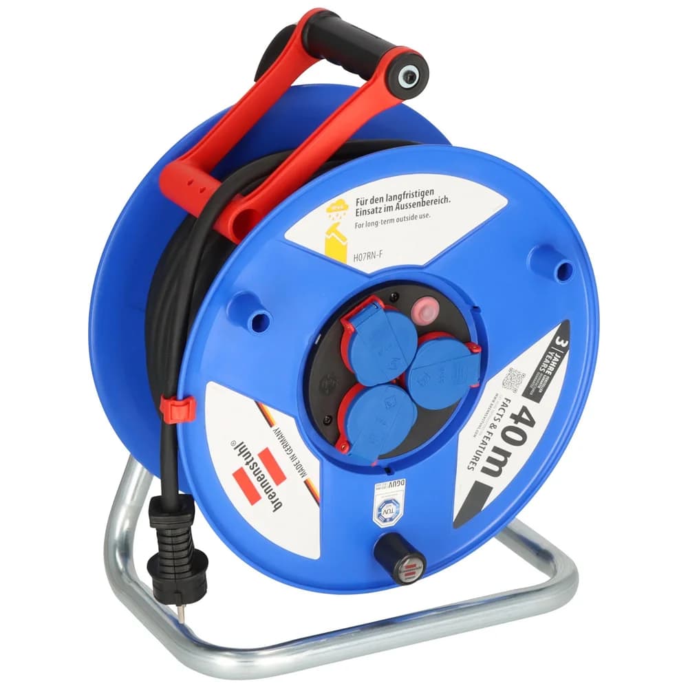 BRENNENSTUHL Kabeltrommel 40m Garant IP44 H07RN-F 3G2,5 1233120