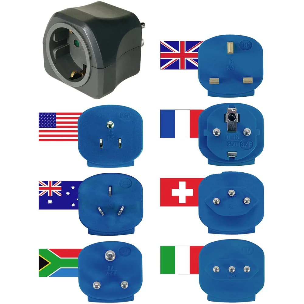 brennenstuhl 10A Reiseadapter