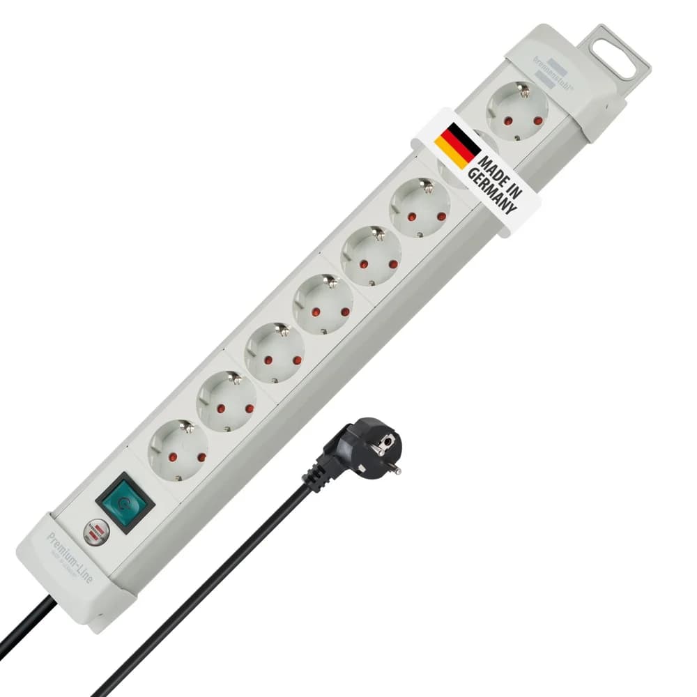 BRE 1955580100 - Premium-Line, Steckdosenleiste 8-fach