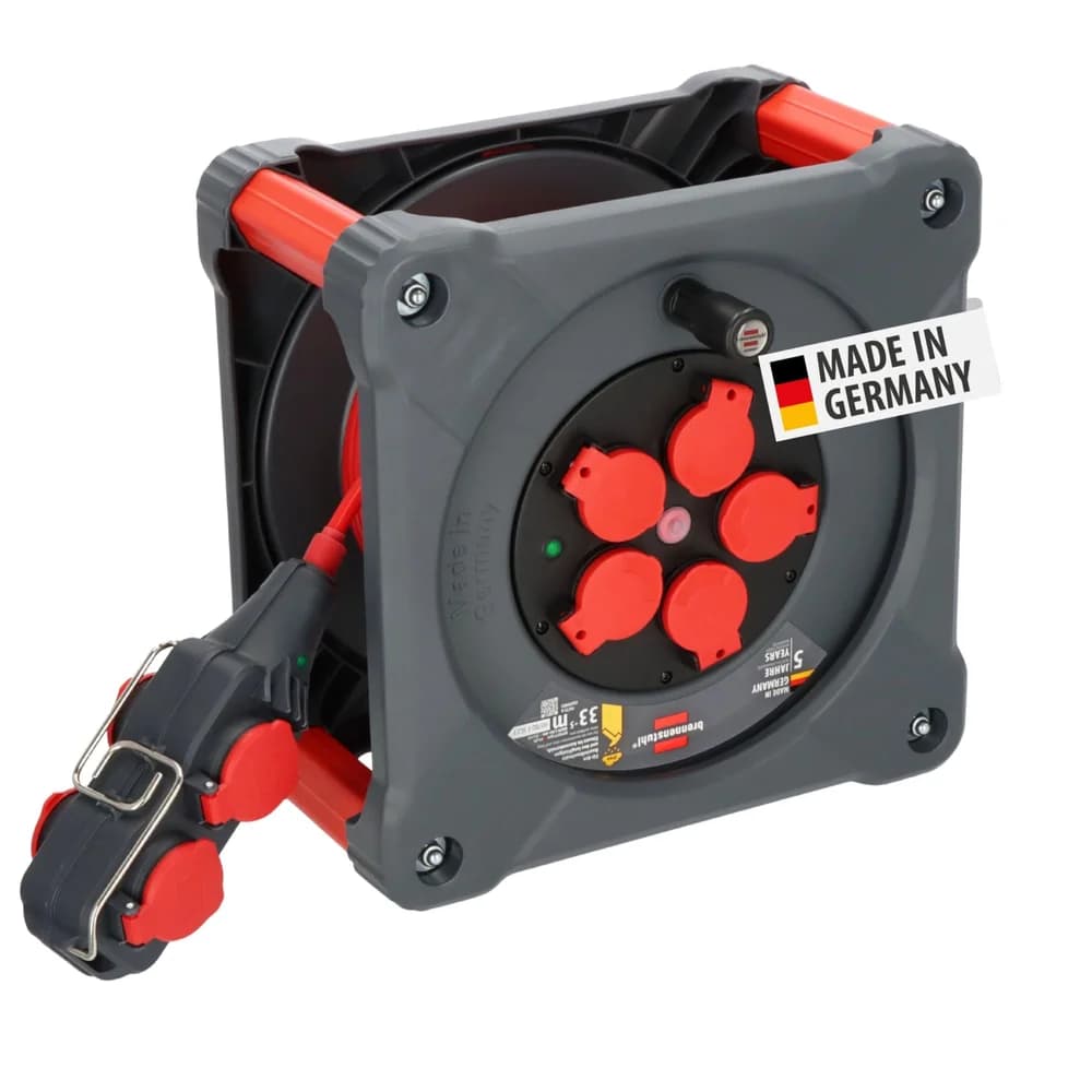 Brennenstuhl Kabeltrommel, Powerblock H07BQ-F3G1,5 33+5 m professional