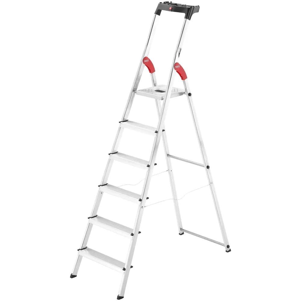 Hailo L60 Standardline Stehleiter 6 Stufen