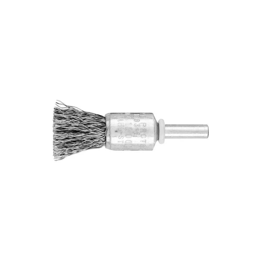 PFERD TOOLS POS Pinselbürste ungezopft PBU Ø15 mm Schaft-Ø6 mm Stahl-Draht-Ø0,35
