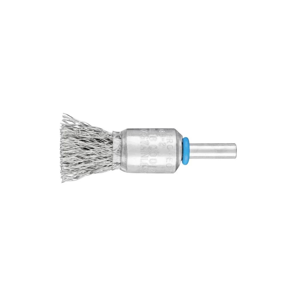 PFERD TOOLS POS Pinselbürste ungezopft PBU Ø15 mm Schaft-Ø6 mm Edelstahl-Draht-Ø0,35