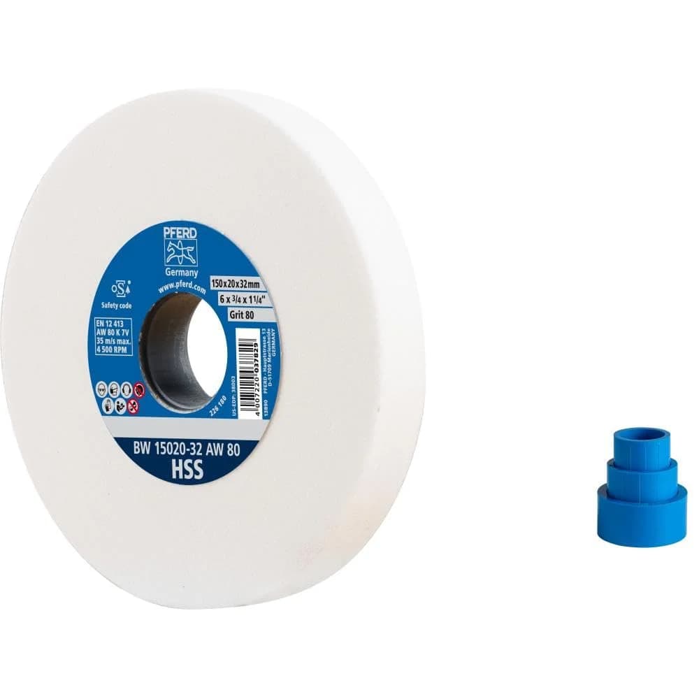 PFERD 39009699 - Schleifbockscheibe Ø 150x20mm Bohrung-Ø 32 mm A80