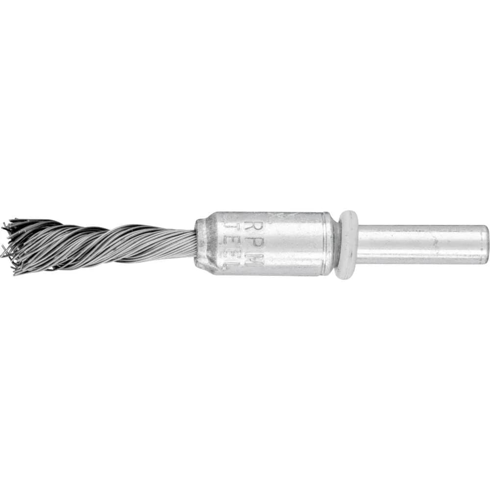 PFERD TOOLS SINGLETWIST Pinselbürste gezopft PBGS Ø10mm Schaft-Ø6 mm Stahl-Draht-Ø0,35