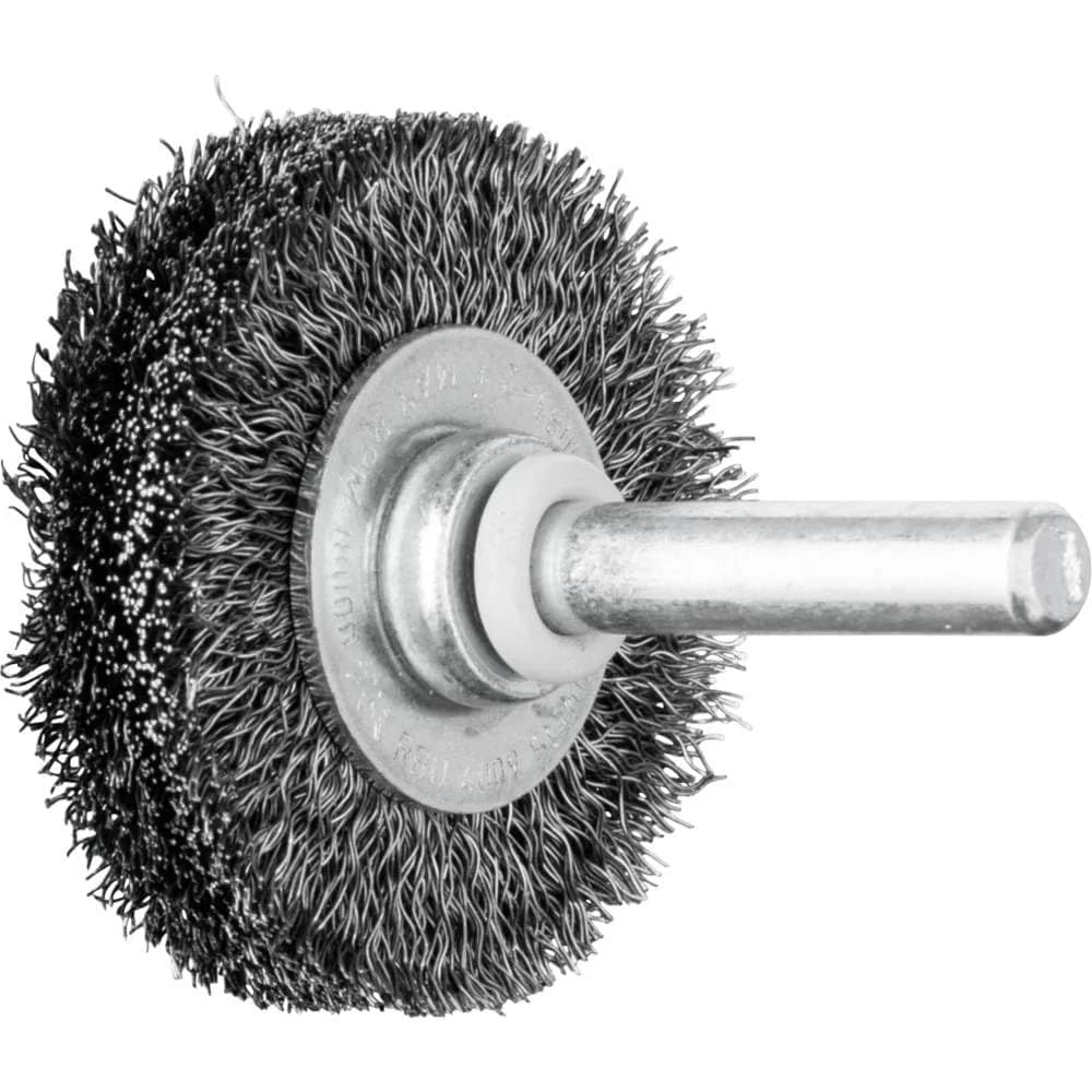 PFERD TOOLS Rundbürste ungezopft RBU Ø40x9 mm Schaft-Ø6 mm Stahl-Draht-Ø0,20