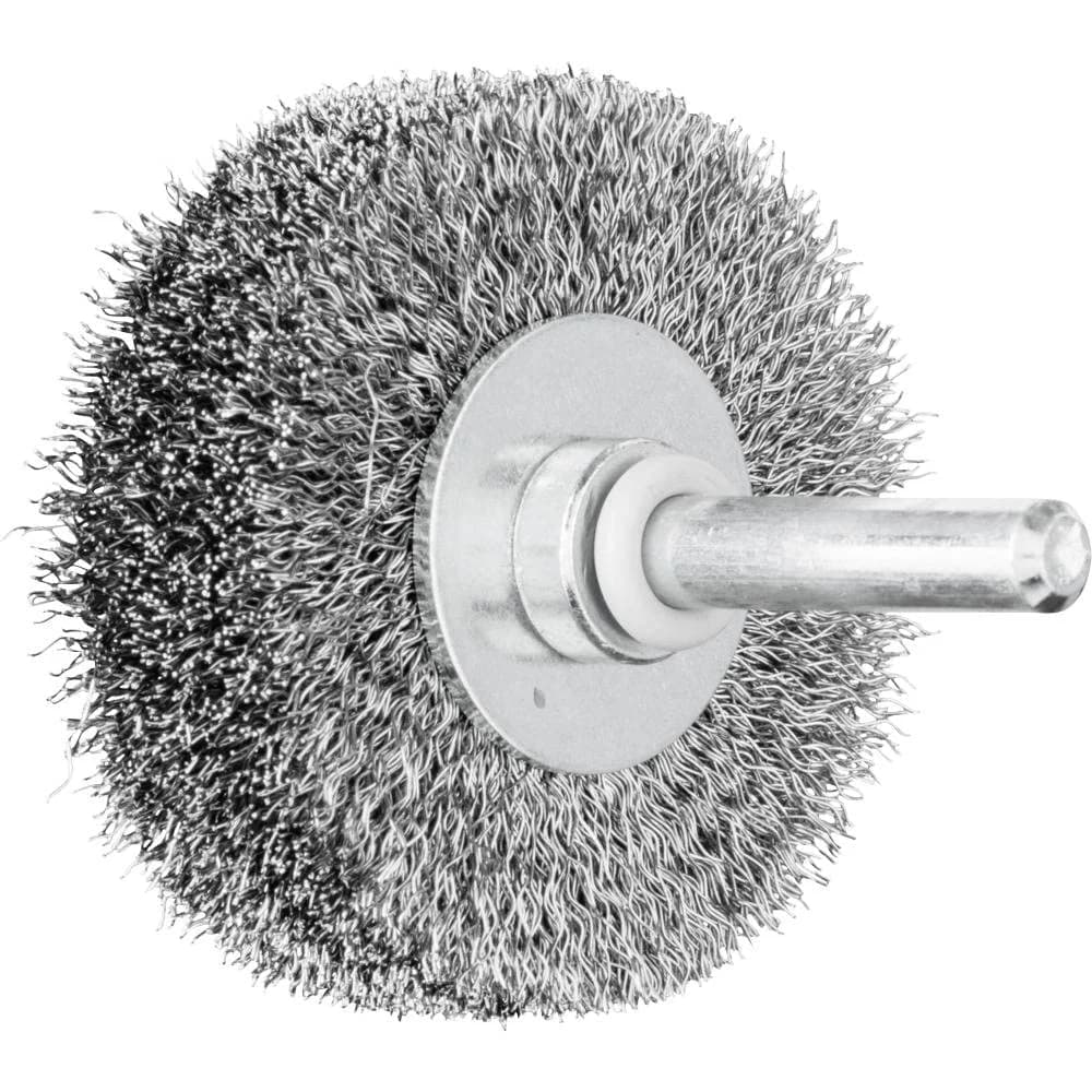 PFERD TOOLS Rundbürste ungezopft RBU Ø50x15 mm Schaft-Ø6 mm Stahl-Draht-Ø0,20
