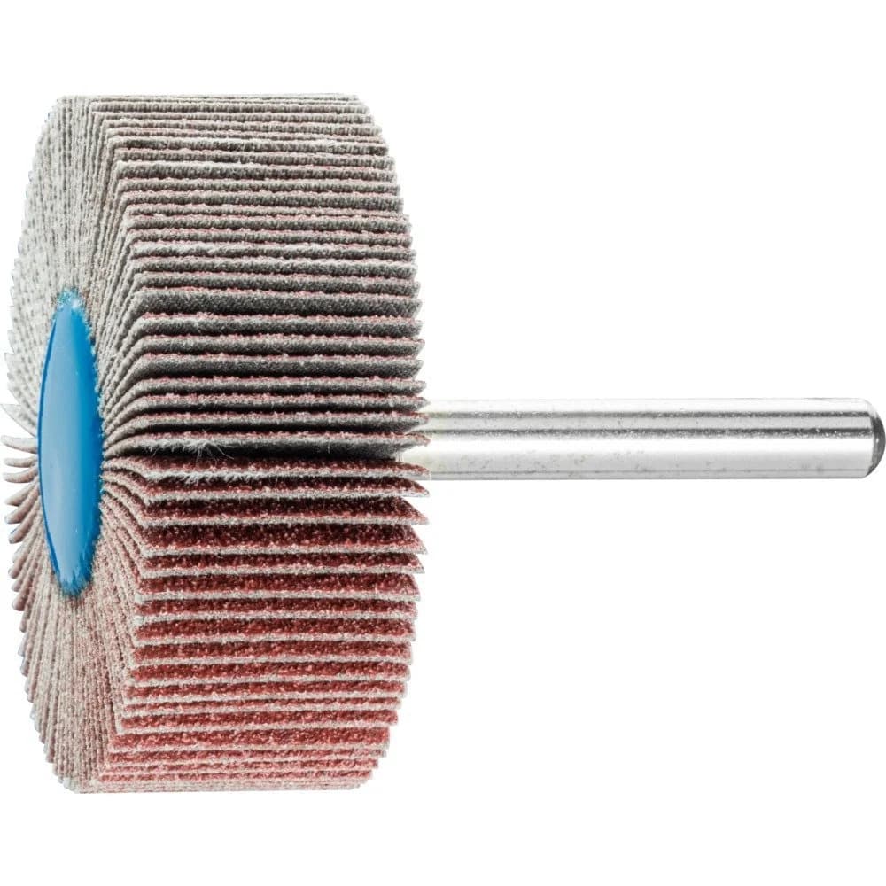 PFERD TOOLS Korund Fächerschleifer F Ø 50x20mm Schaft-Ø 6 mm A80 für Feinschliff und Finish