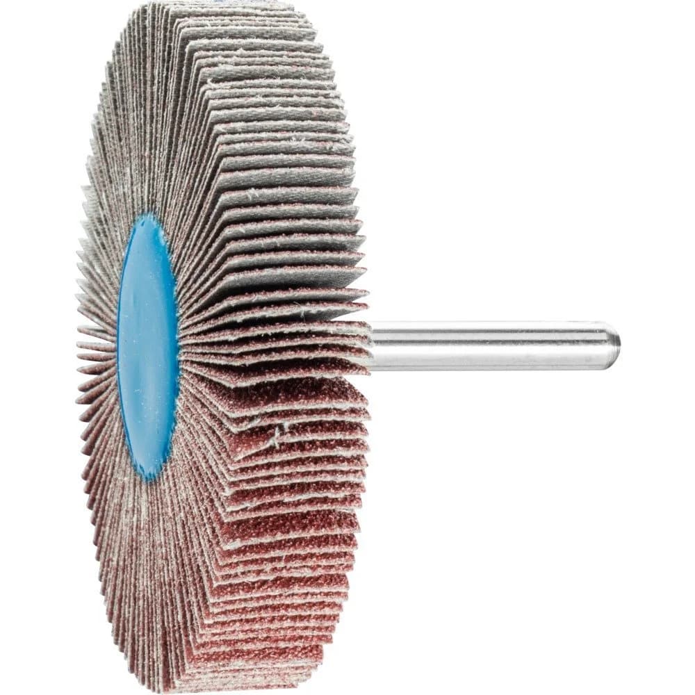 PFERD TOOLS Korund Fächerschleifer F Ø 80x15 mm Schaft-Ø 6 mm A60 für Feinschliff und Finish