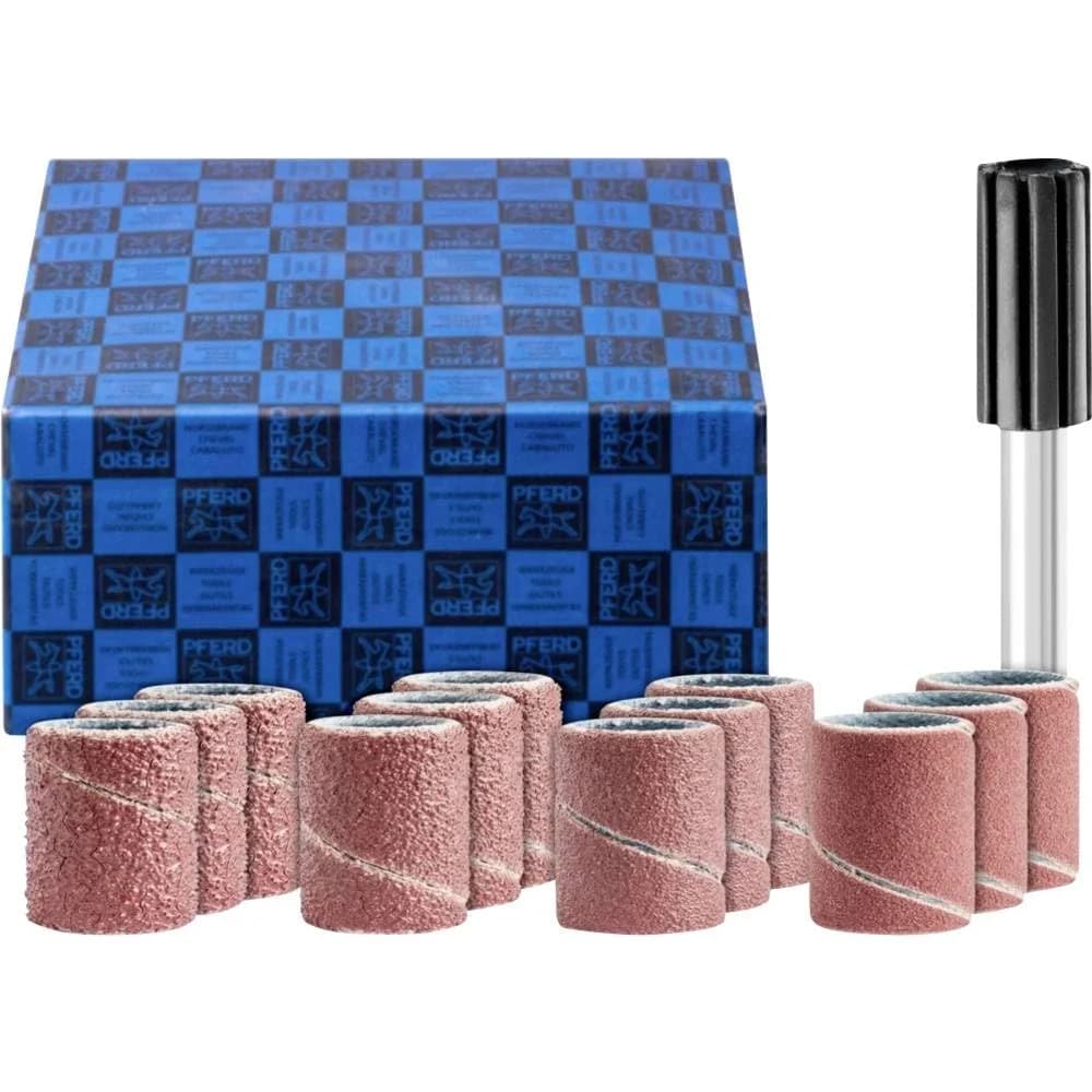 PFERD 42298001 - Schleifhülsen-Set 13-tlg. Korund Ø 10x20mm A60,80,150,240