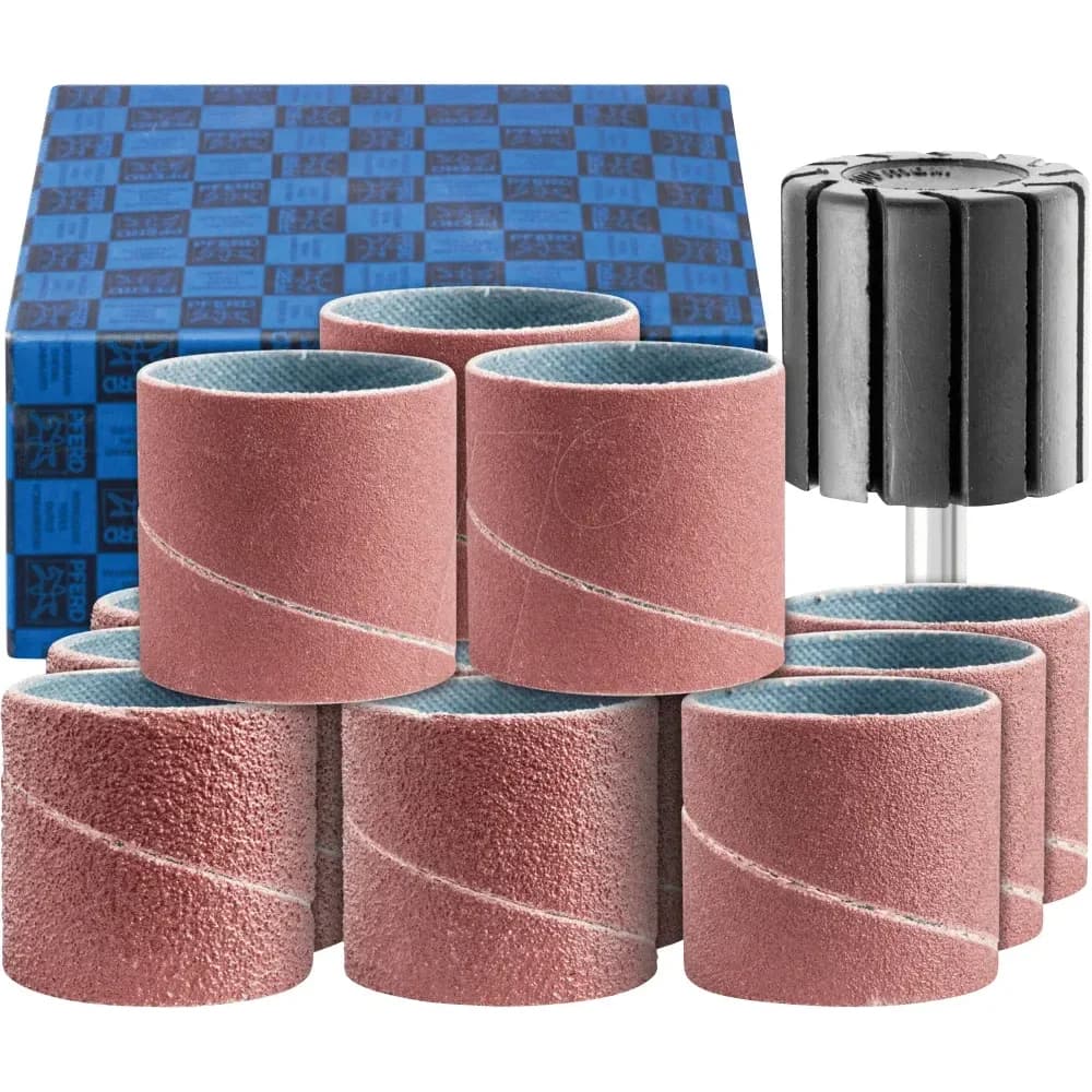 PFERD 42298004 - Schleifhülsen-Set 13-tlg. Korund Ø 30x30mm A40,60,80,150