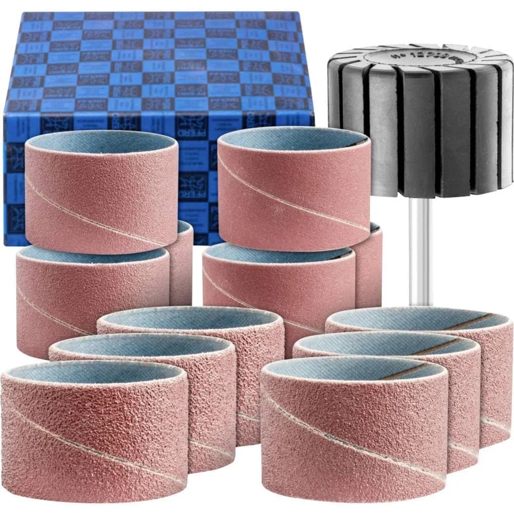 PFERD 42298005 - Schleifhülsen-Set 13-tlg. Korund Ø 45x30mm A40,60,80,150