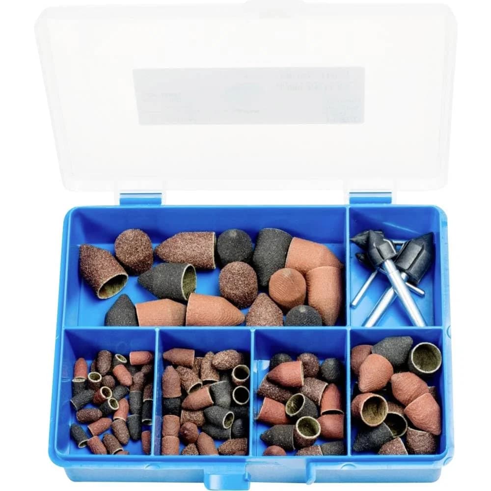 PFERD TOOLS POLICAP Set PCS110 Walzenkegelform Korund für universelle Anwendung