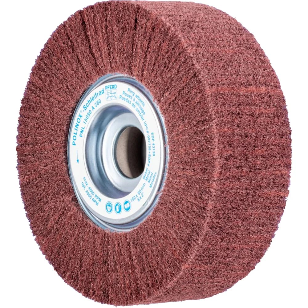 PFERD 44644129 - POLINOX Vlies-Schleifrad PNL Ø 150x50mm Bohrung-Ø 25,4 mm A280