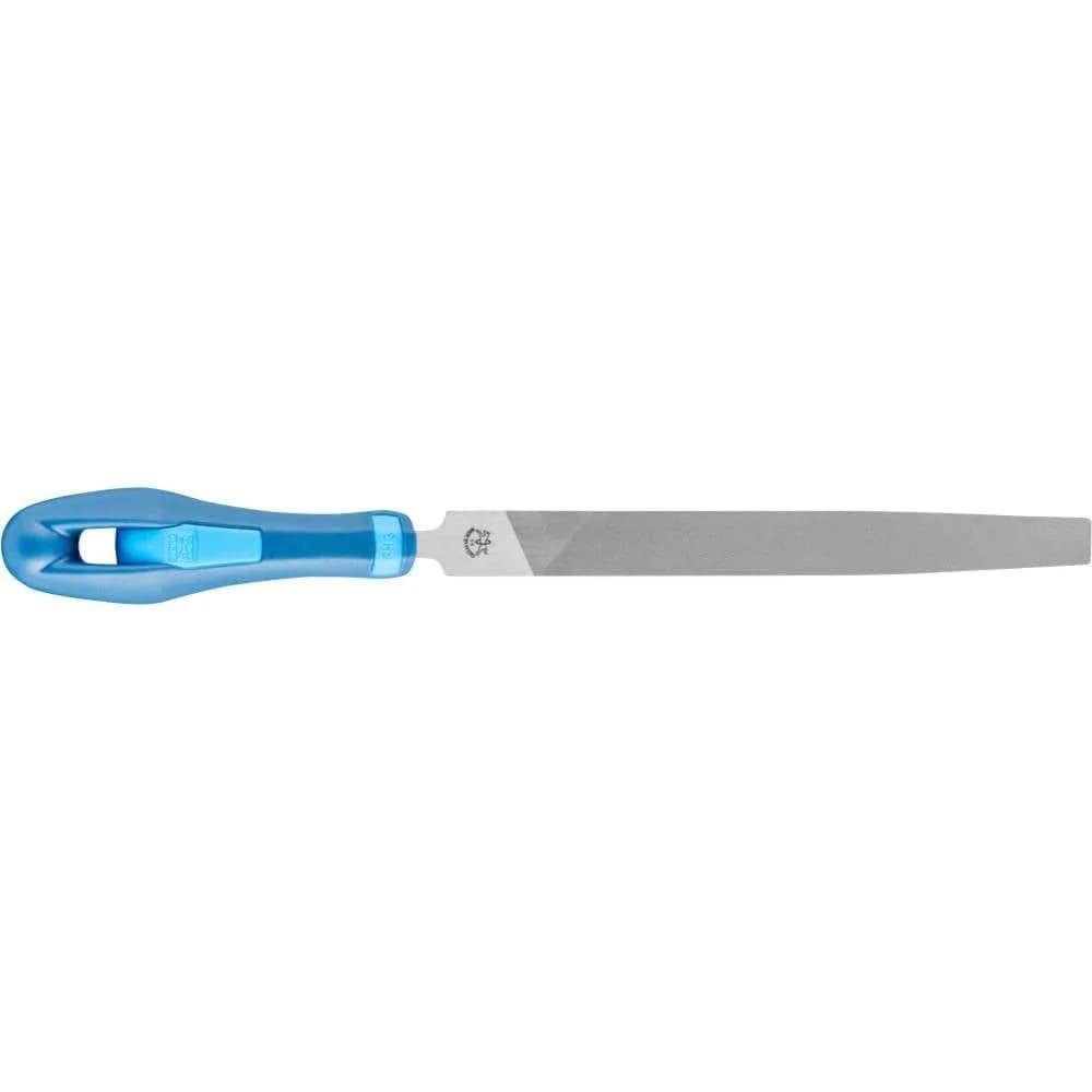 PFERD TOOLS Werkstattfeile mit Heft Flachspitz 150mm Hieb 3 für Feinbearbeitung, Schlichten