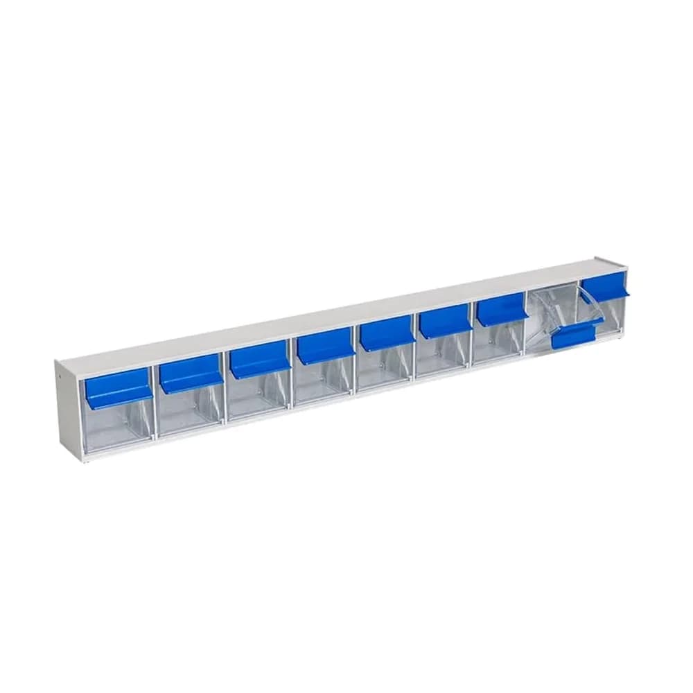Hünersdorff MultiStore Riegel Nr. 9 schlagfester Kunststoff lichtgrau B601xT64,5xH76,5mm