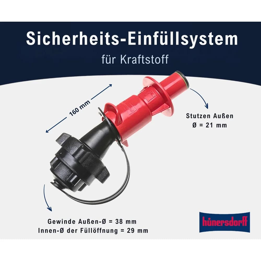 Hünersdorff Einfüllsystem für Kraftstoff