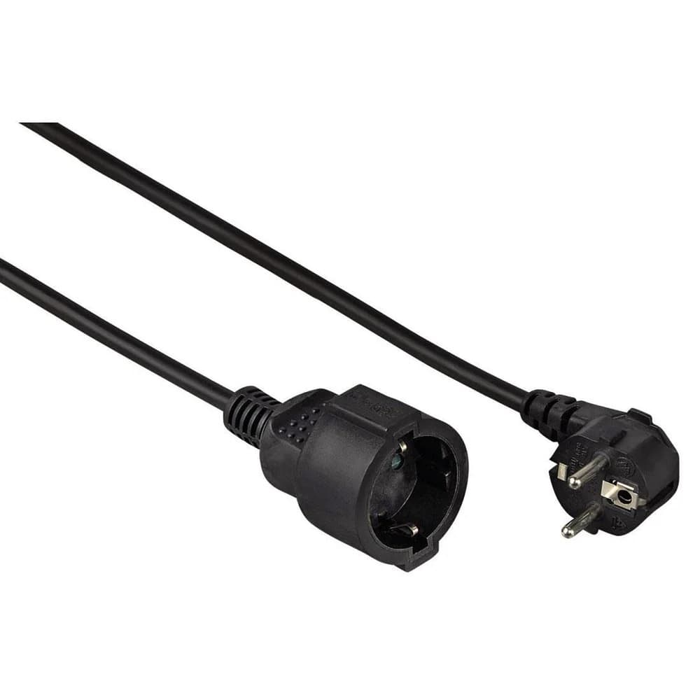 Hama 47871 Strom-Verlängerungskabel 10m schwarz