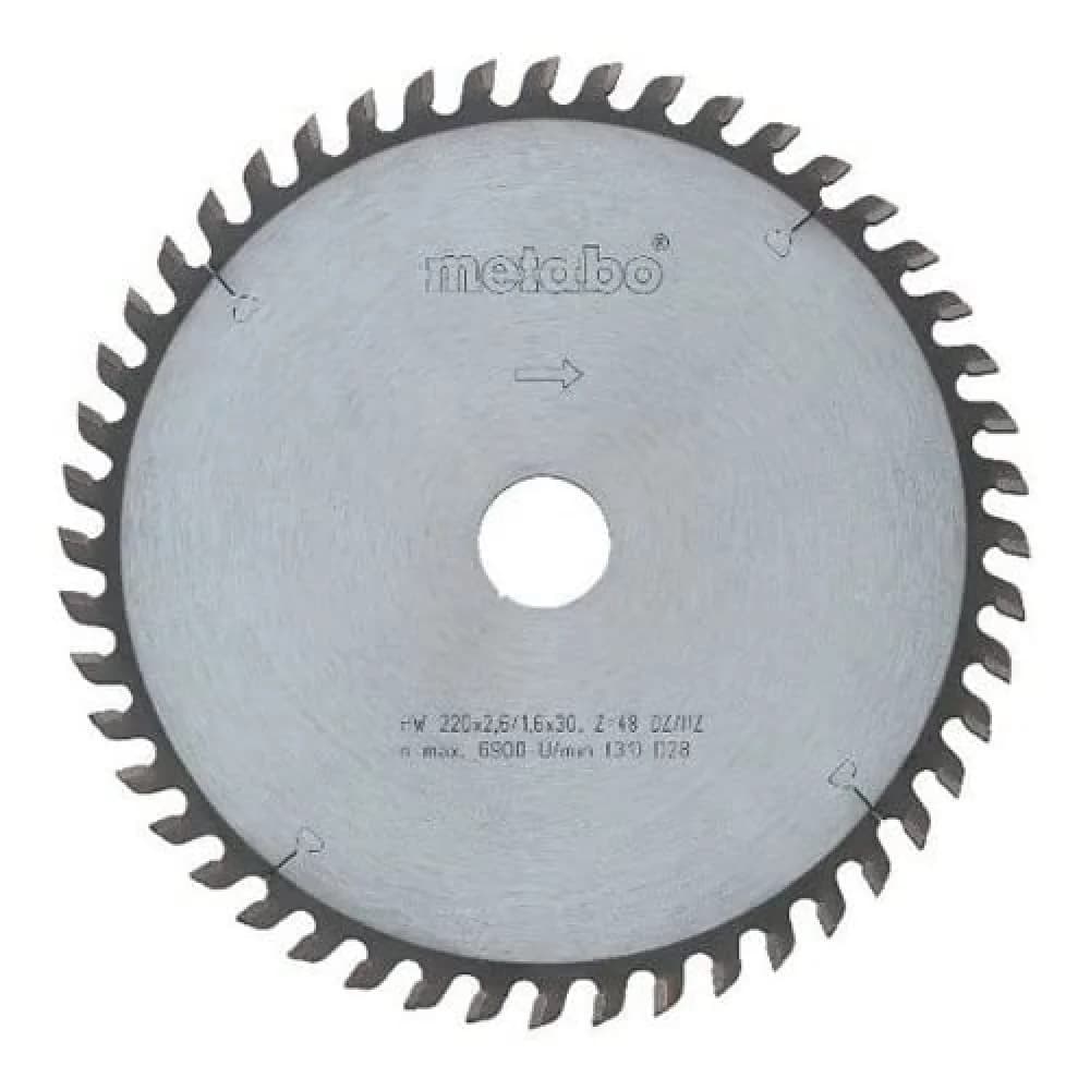 Metabo Sägeblatt "precision cut wood - professional"250x2,8/1,8x30Z60 WZ 15°
