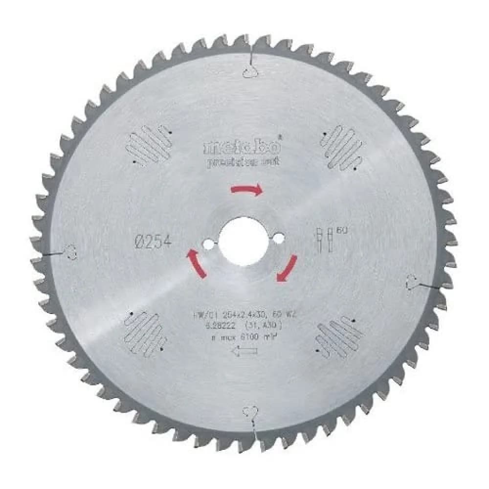 Metabo Sägeblatt "precision cut wood - professional"315x2,8/1,8x30Z48 WZ 15°