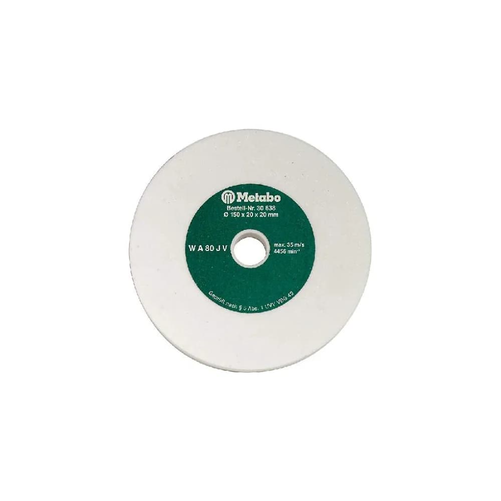 Metabo Schleifscheibe 150x20x20 mm, 80 J, Edelkorund, für Doppelschleifer