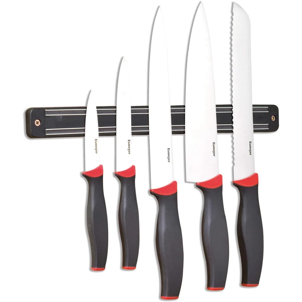Esmeyer AUREA Messer Edelstahl, Kunststoff Rot, Schwarz