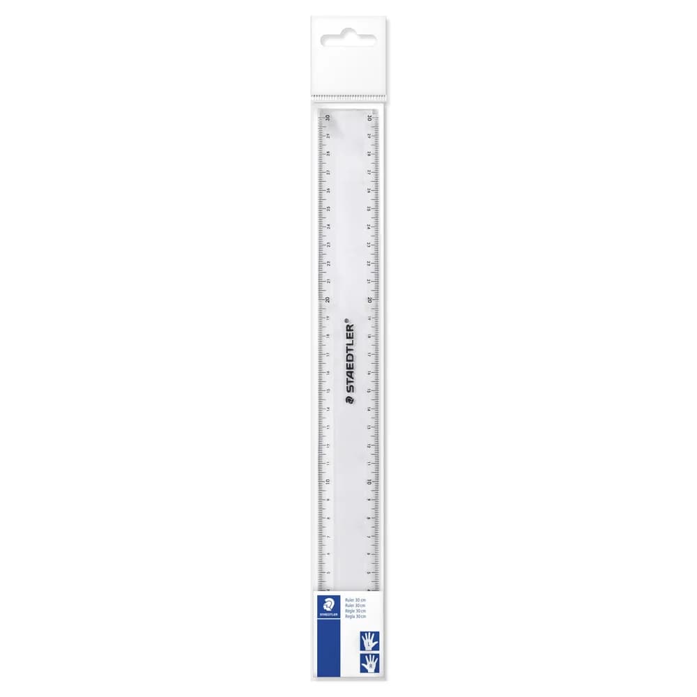 STAEDTLER 562300 - Lineal, 30 cm, transparent