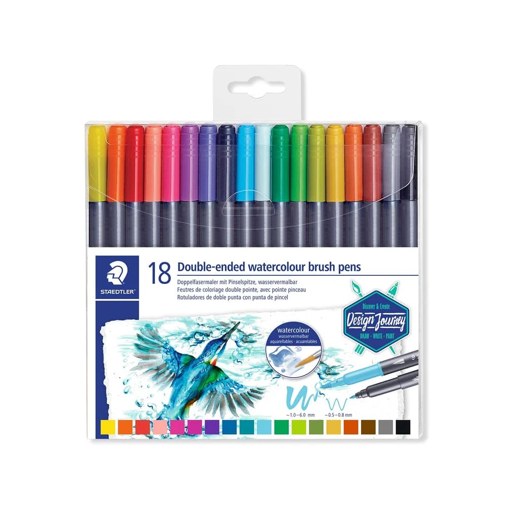 Staedtler Pinselmarker Design Journey Marsgraphic duo 18er Etui