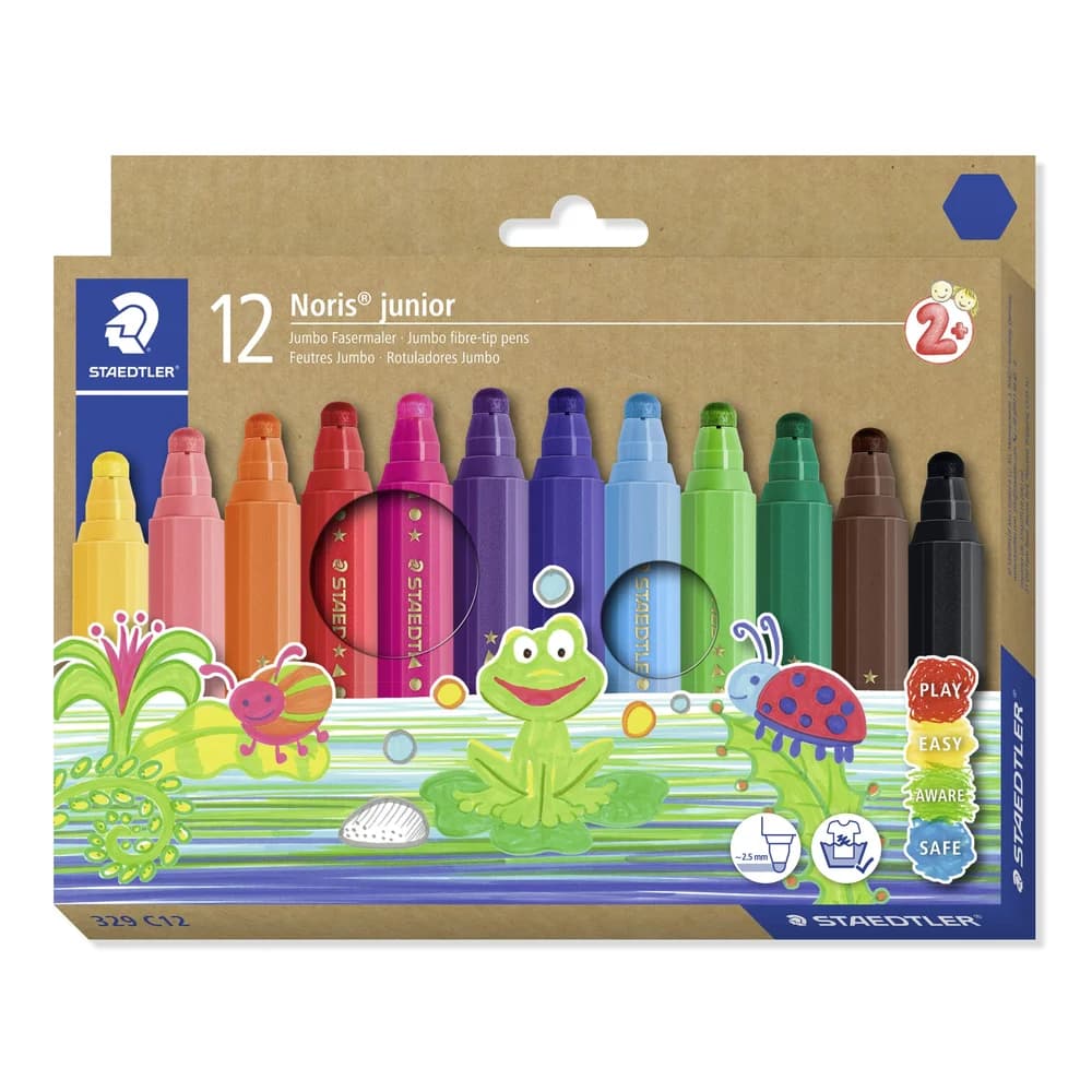 STAEDTLER Filzstifte Noris® junior 329 Mehrfarbig