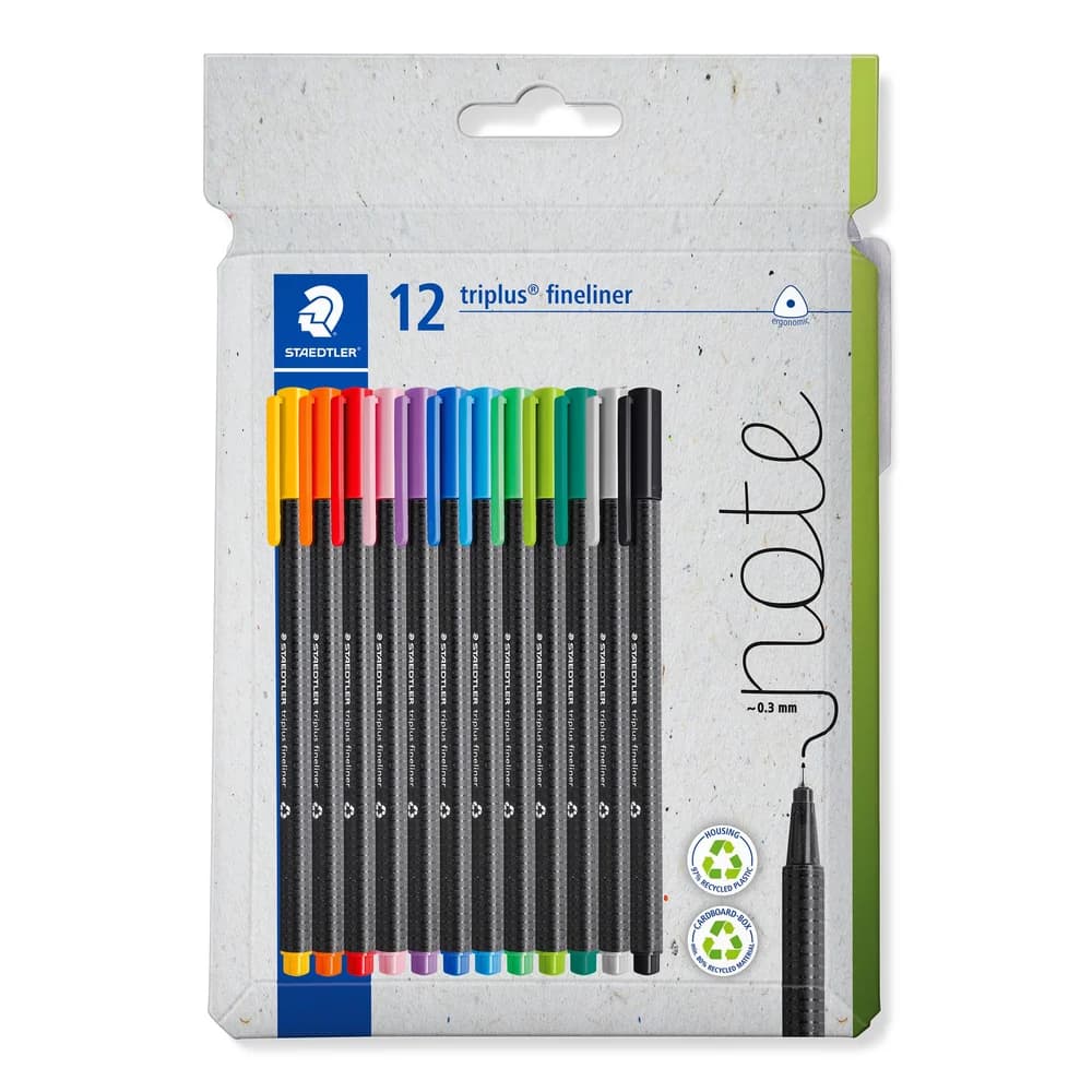 STAEDTLER triplus® Fineliner Mehrfarbig
