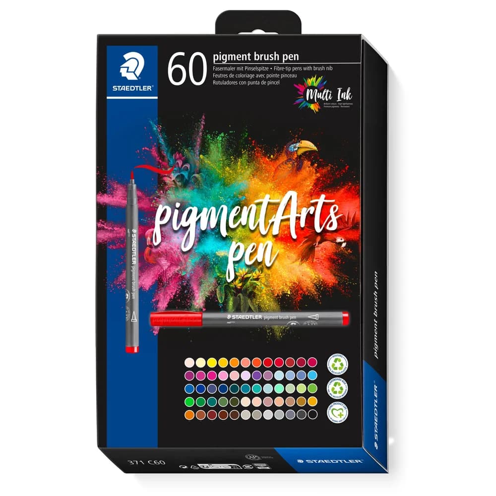 Staedtler Pigment Brush Pen 60er Schachtel