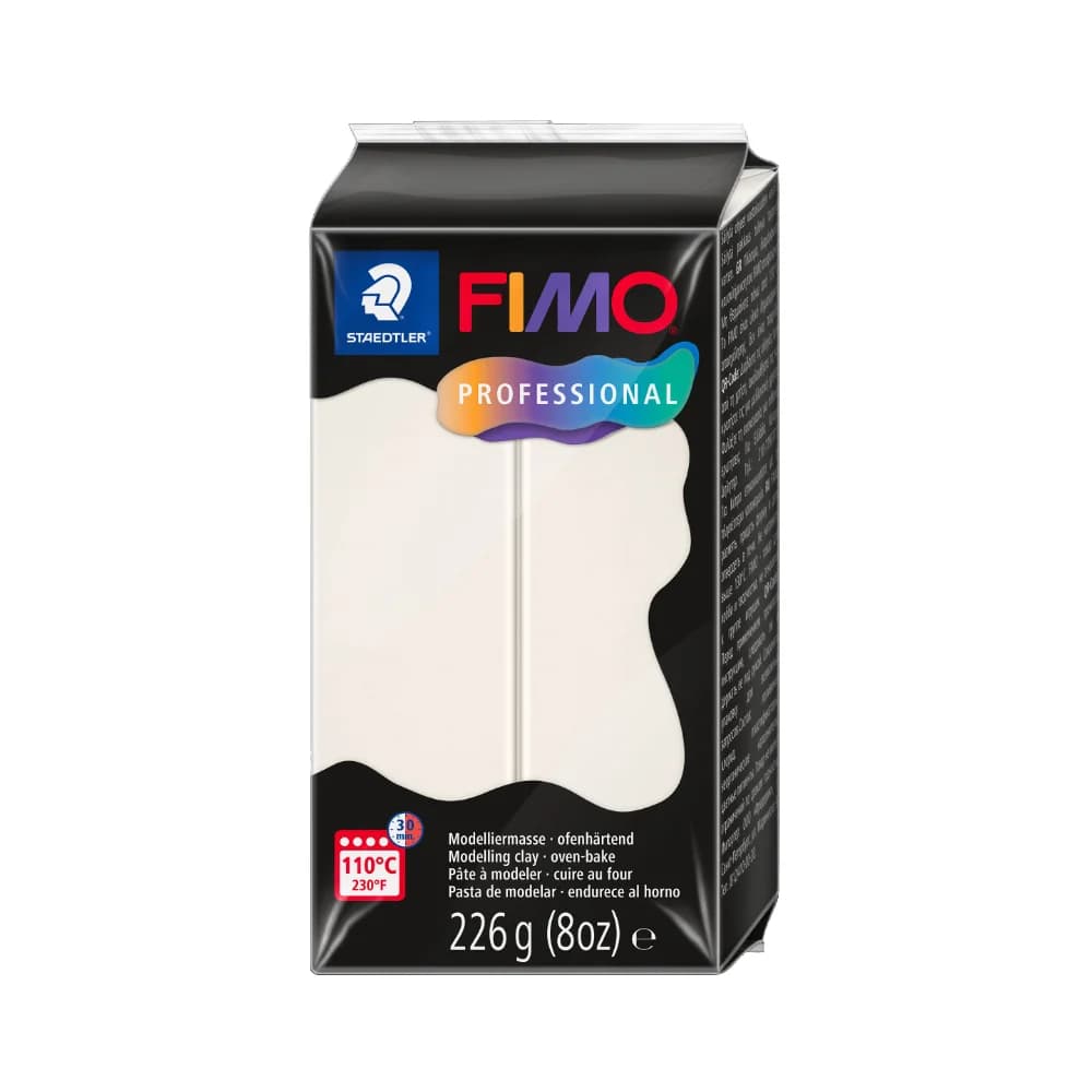 STAEDTLER FIMO professional 8042 ofenhärtende Modelliermasse Einzelprodukt, 226g, porzellan