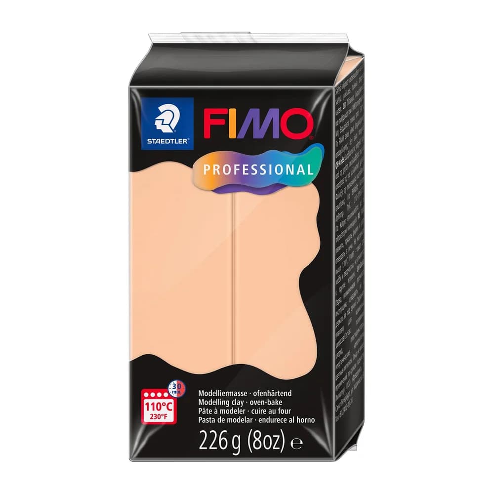 STAEDTLER FIMO professional 8042 ofenhärtende Modelliermasse Einzelprodukt, 226g, cameo