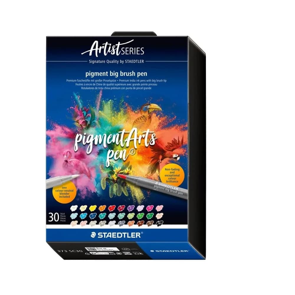STAEDTLER pigment big brush pen 30ST