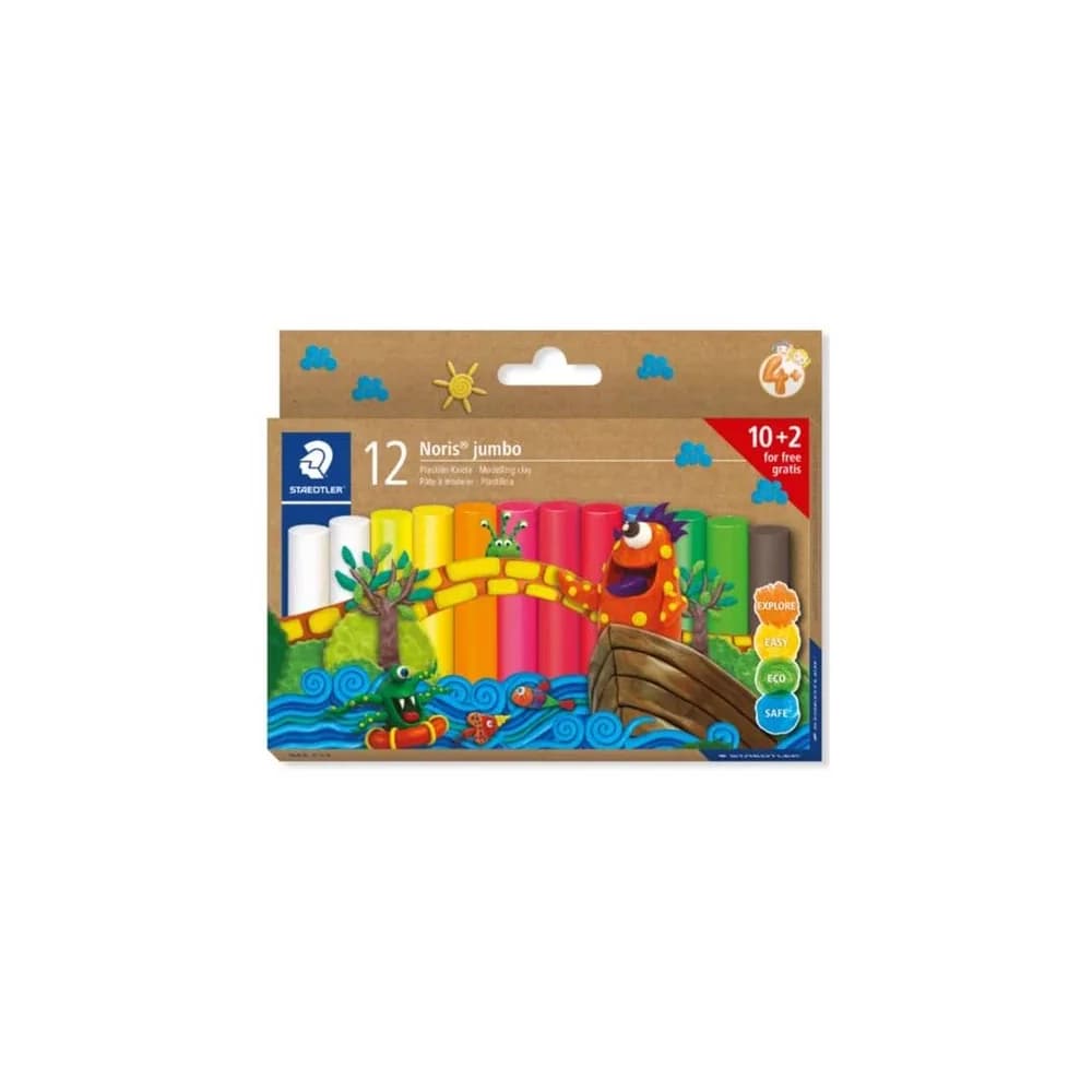 Staedtler 842 C12 Töpferei-/ Modellier-Material Modellierton 200 g Mehrfarbig 1 Stück(e)