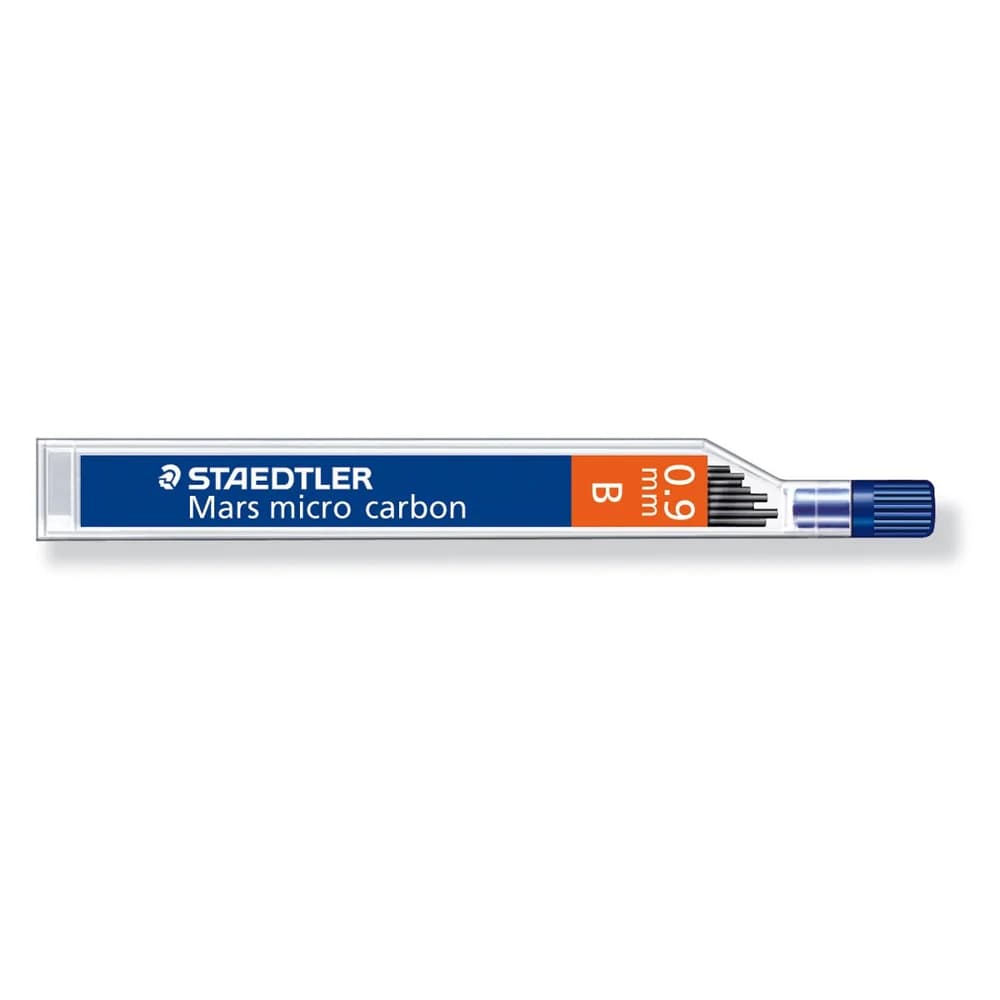 STAEDTLER Bleistift Feinmine Mars micro 0,9mm B VE=12 Stück schwarz
