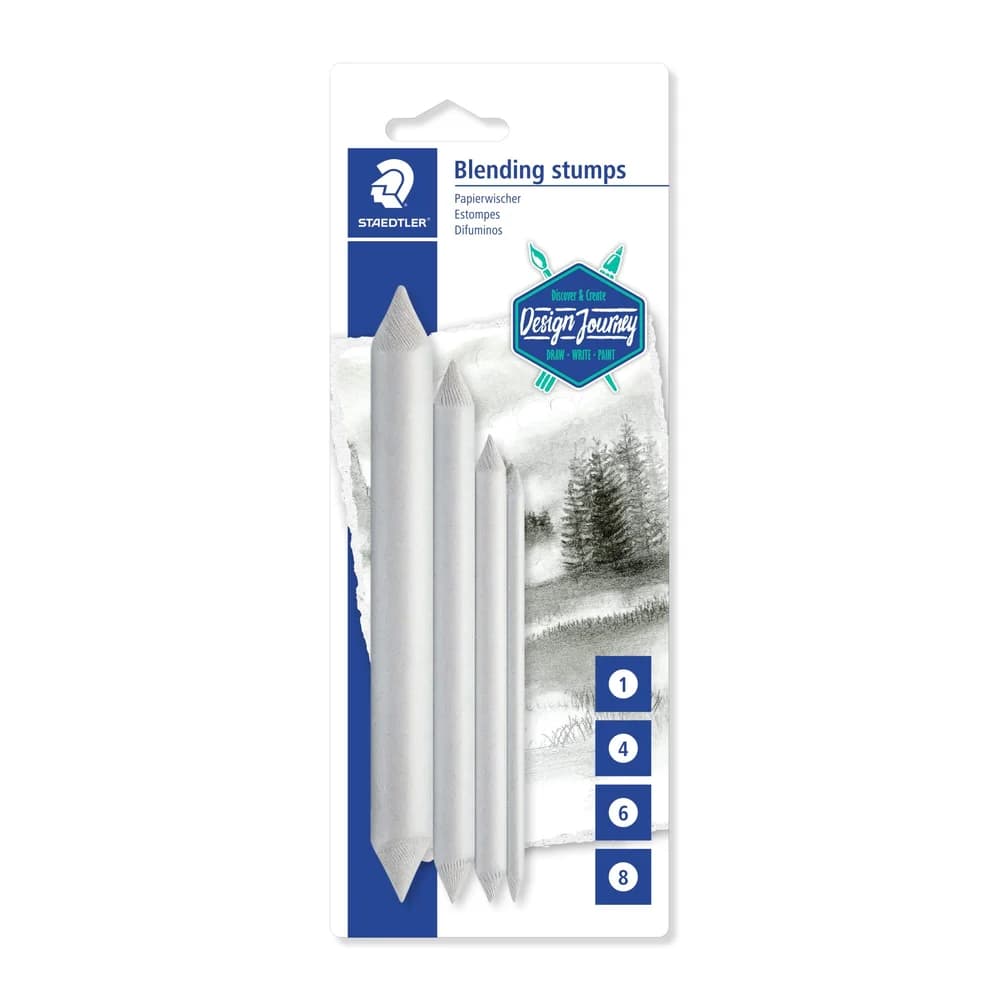 STAEDTLER Collegeblock Papierwischer, 4er-Set weiß