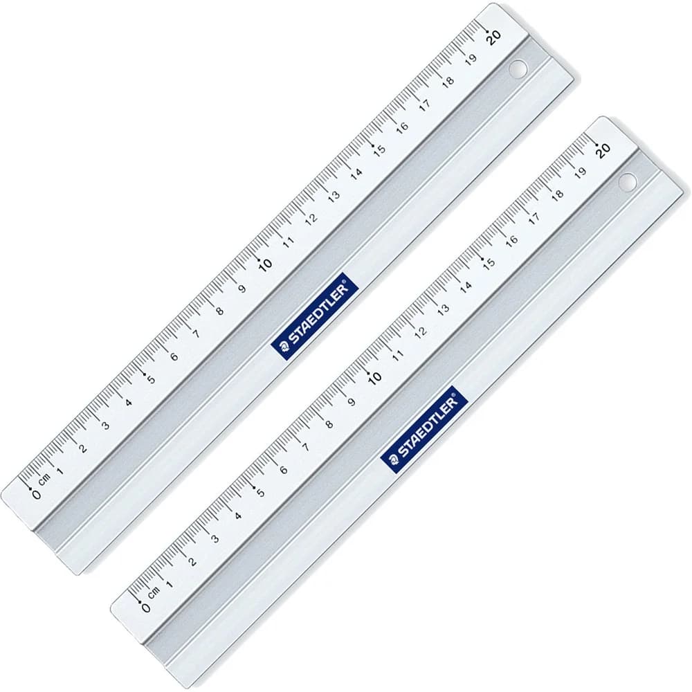 STAEDTLER 56320 - Aluminium-Lineal, 20 cm