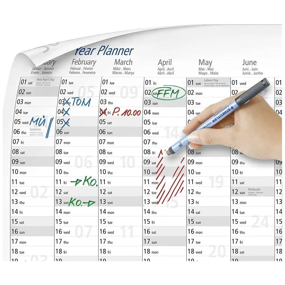 STAEDTLER Jahresplaner Jahresplaner Lumocolor year planner 2027