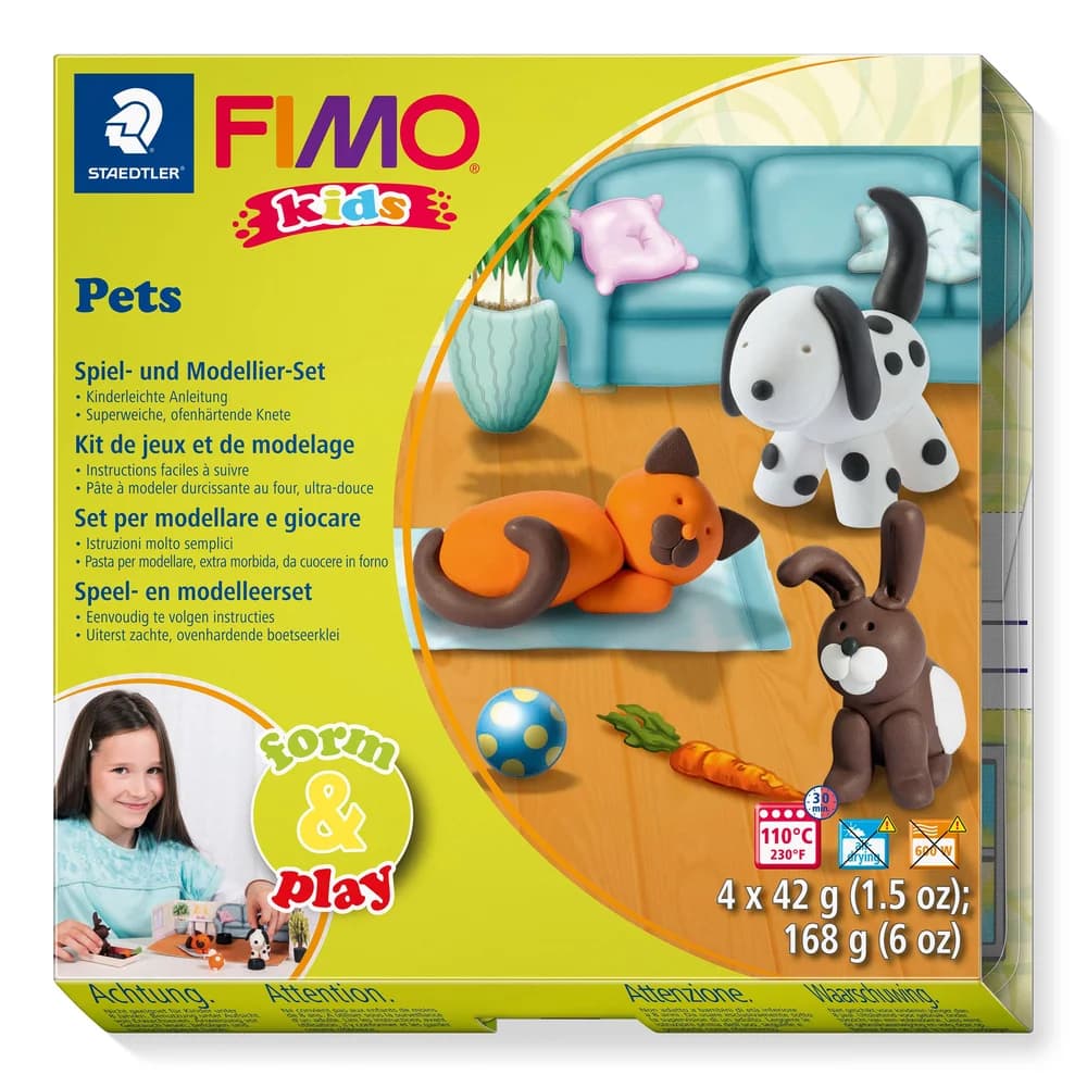 STAEDTLER Modelliermasse FIMO® kids Pets