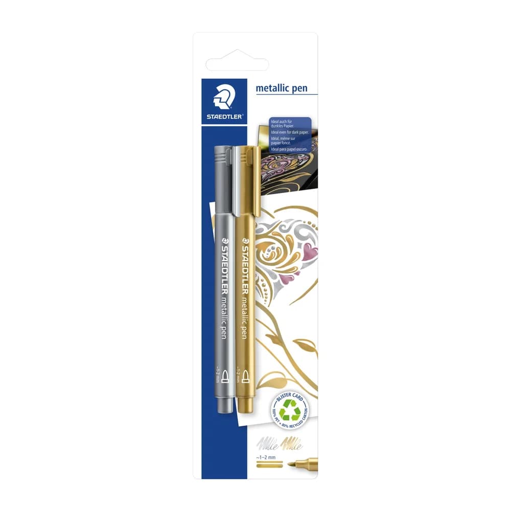 STAEDTLER Marker STAEDTLER Lackmarker Metallic 2er Set