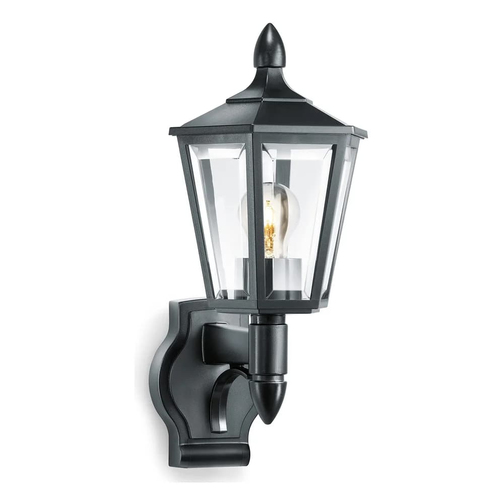 STEINEL L 15, E27, IP44, Schwarz - Schwarz