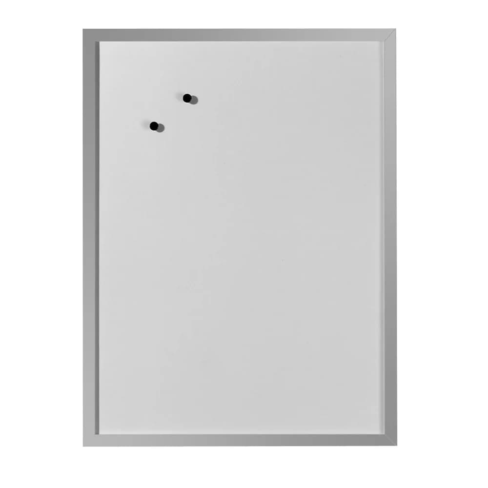 Herlitz 10524627 Magnettafel 400 x 600 mm Silber, Weiß