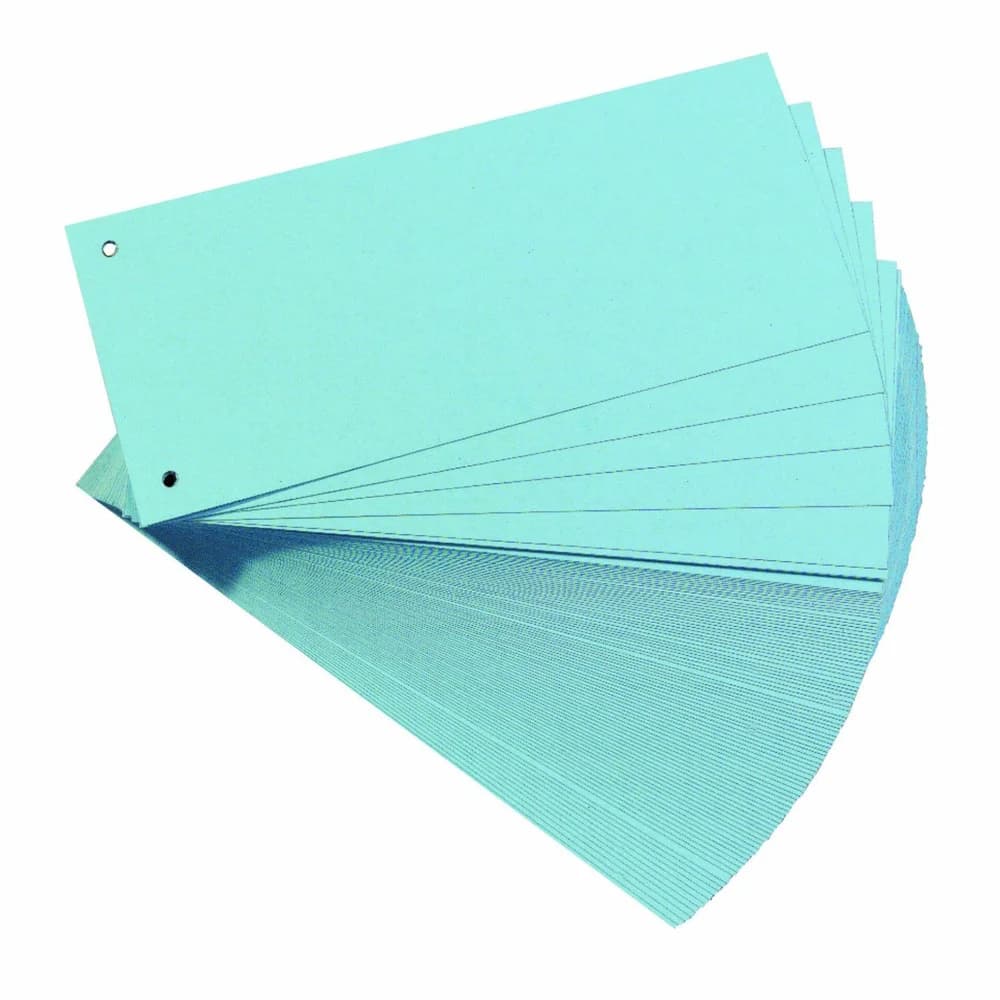 Herlitz Trennstreifen 10843480 Trennblatt Karton Blau 100 Stück(e)