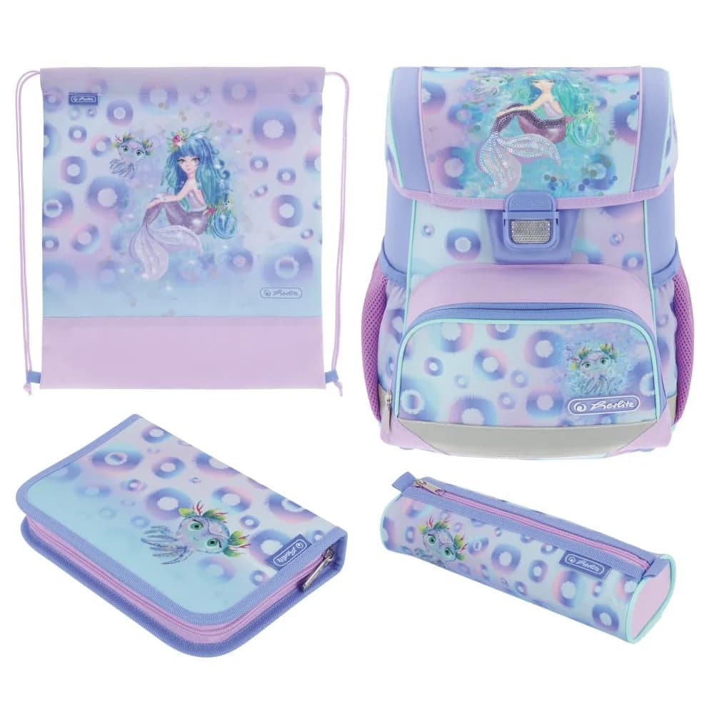 Herlitz Schulranzen Schulranzen Loop Plus Polyesther 310x390x220mm Mystic Mermaid